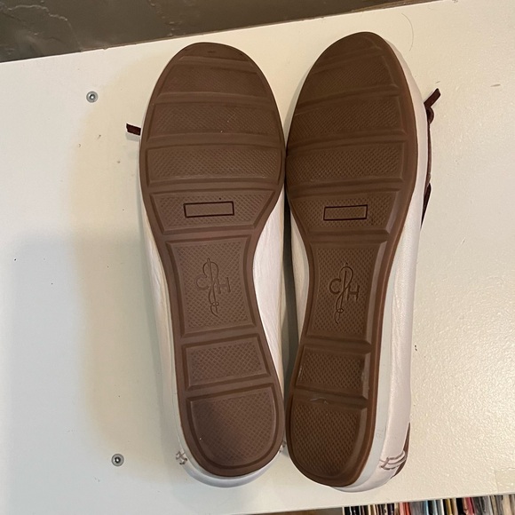 EUC Women's 80's 90's Cole Haan Leather Cream Boat Shoes Loafers Size 7.5 - Picture 5 of 6